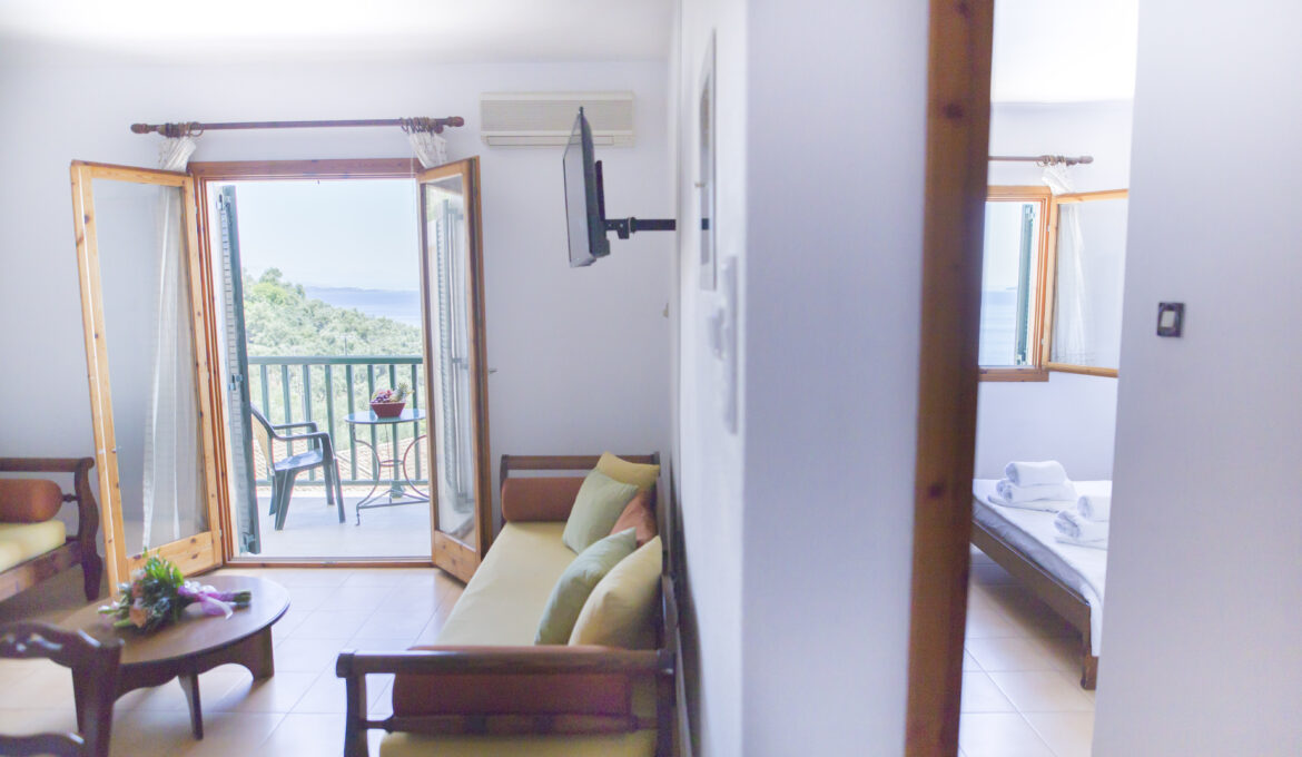 Corfu Aquamarine (ex. Residence) hotel standard apartman sa jednom spavaćom sobom.jpg