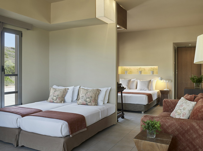 Hotel Aegeon Beach junior suite with enclosed balcony.jpg