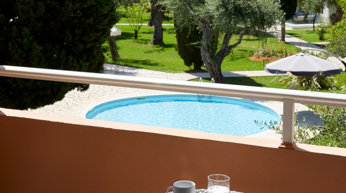 Hotel Delfinia standard double room sea side pool view balcony.jpg