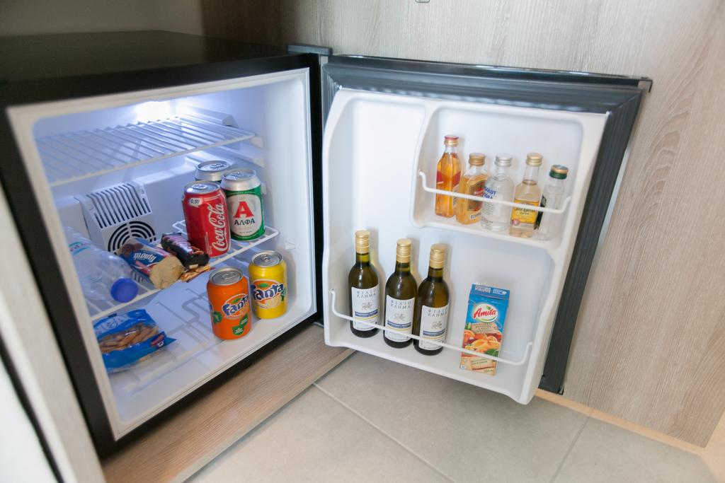 Hotel 12 Olympian Gods mini bar in the room.jpg
