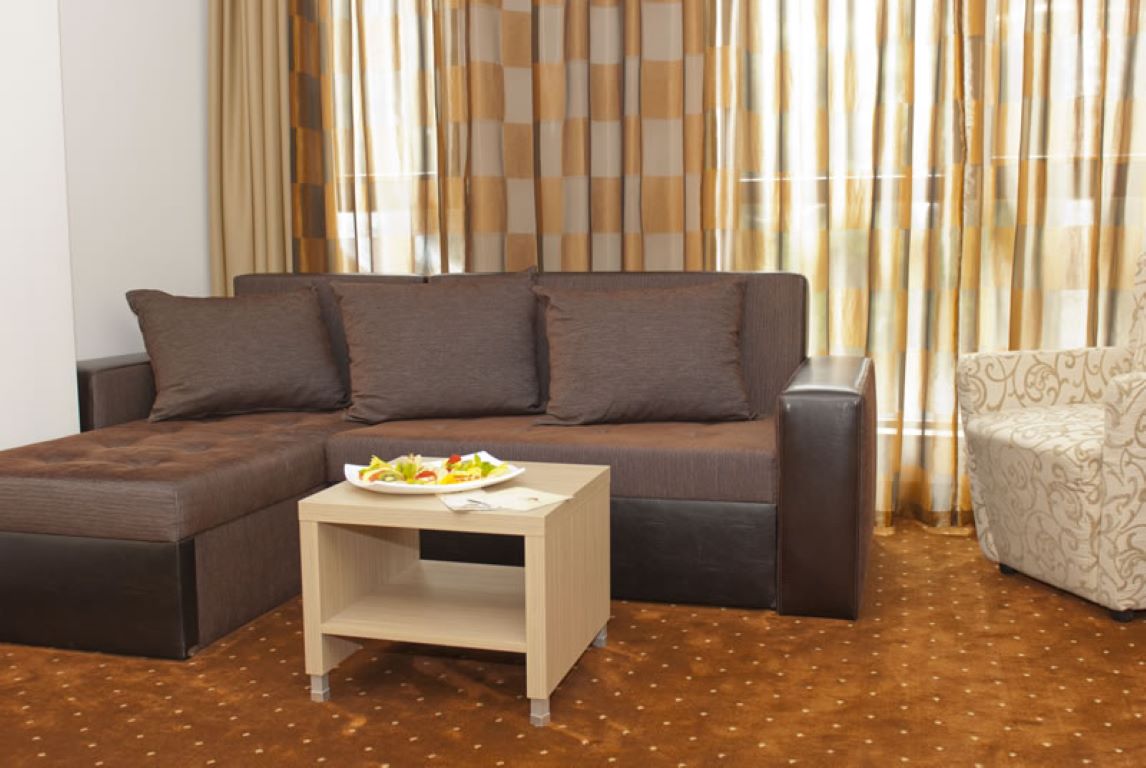 Radinas Way Hotel-Dnevna soba u standardnoj vecoj sobi.jpg