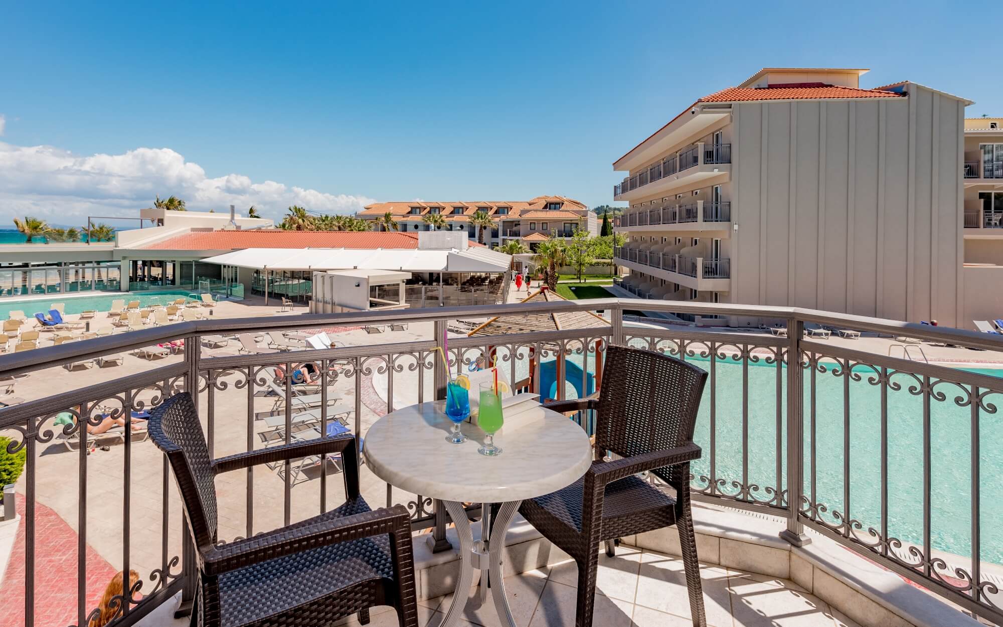 Hotel Tsilivi Beach-Standardna soba pogled bazen.jpg