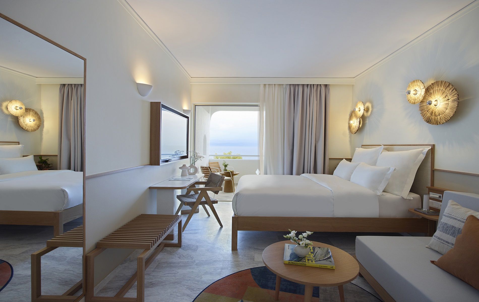 Brown Beach Chalkida Hotel-Superior soba pogled more.jpg