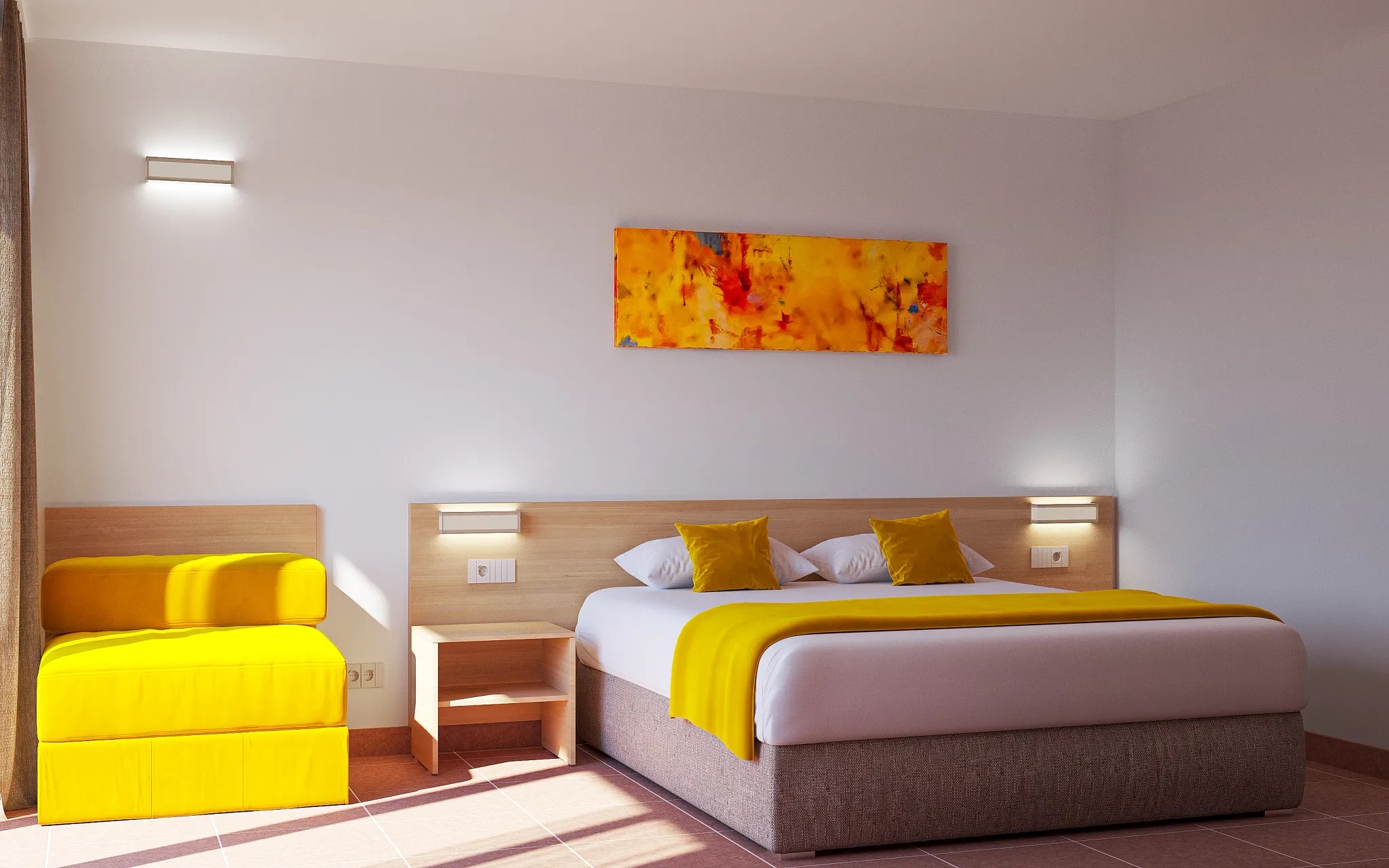 AluaSun Helios Beach Hotel-Standardna soba pogled park.jpg