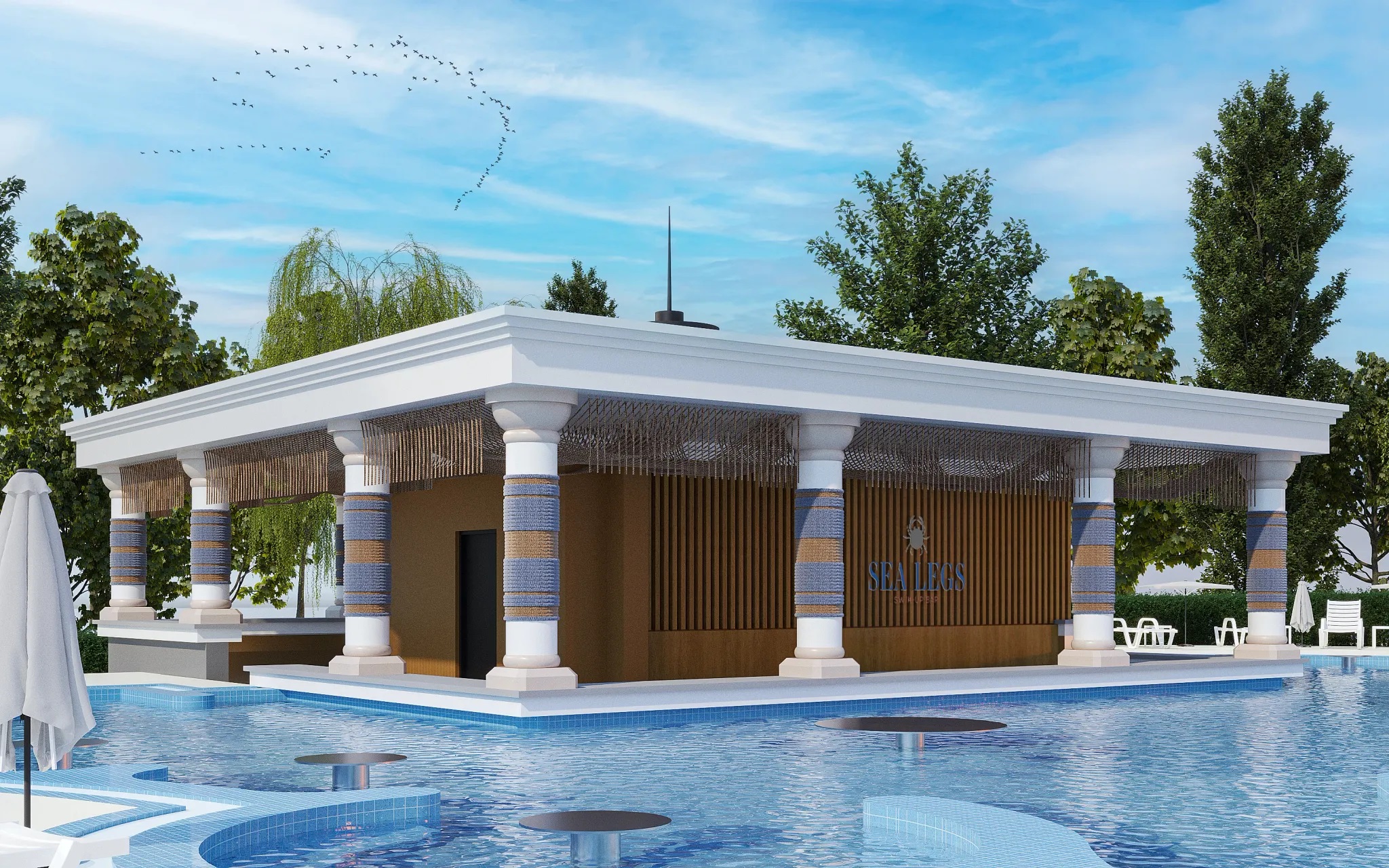 Dreams Sunny Beach Resort & Spa Hotel-Bar na bazenu.jpg