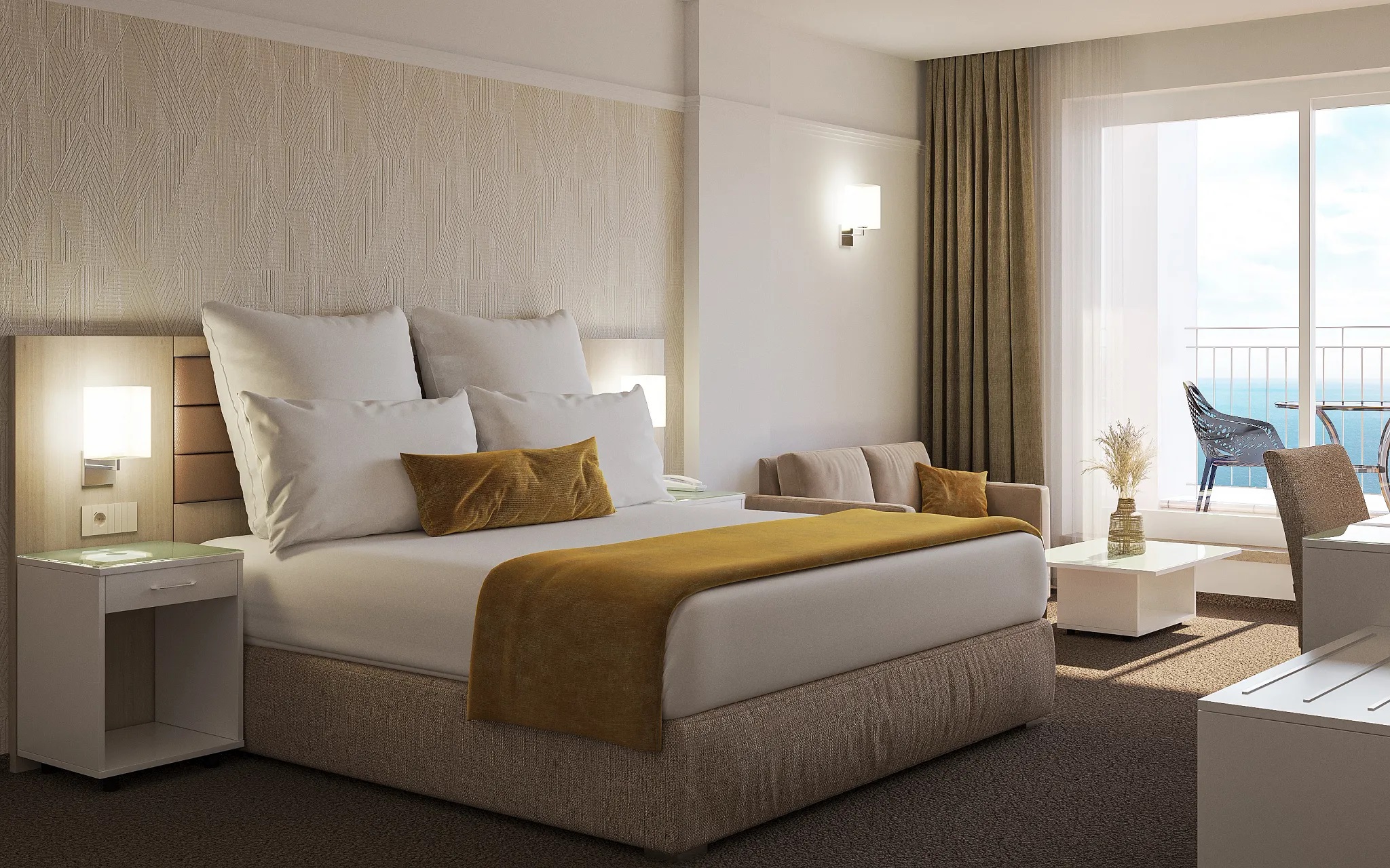 Dreams Sunny Beach Resort & Spa Hotel-Deluxe soba pogled more ili park.jpg