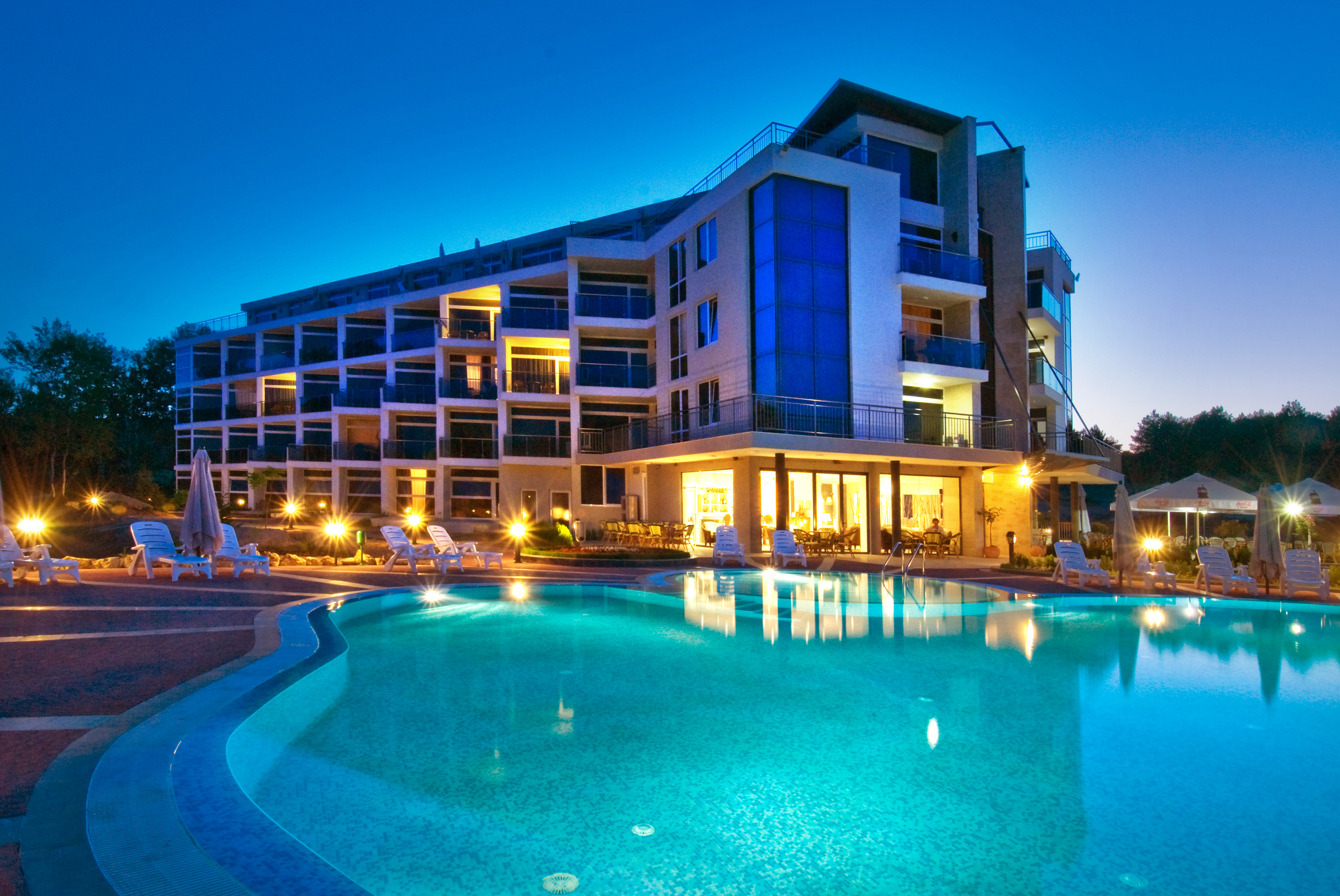 Hotel South Pearl noću