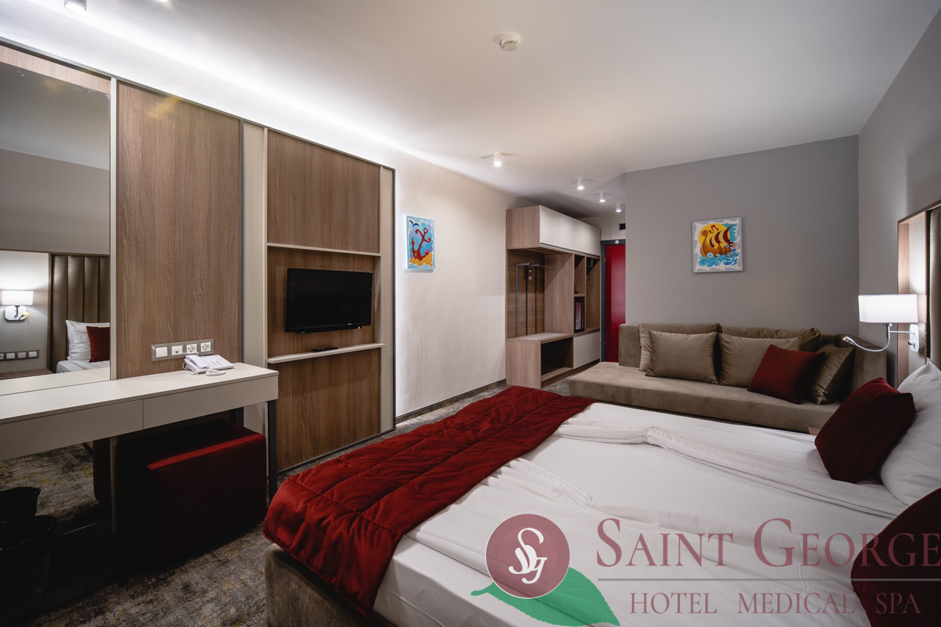 Hotel Saint George Pomorie-Premium soba pogled park.jpg
