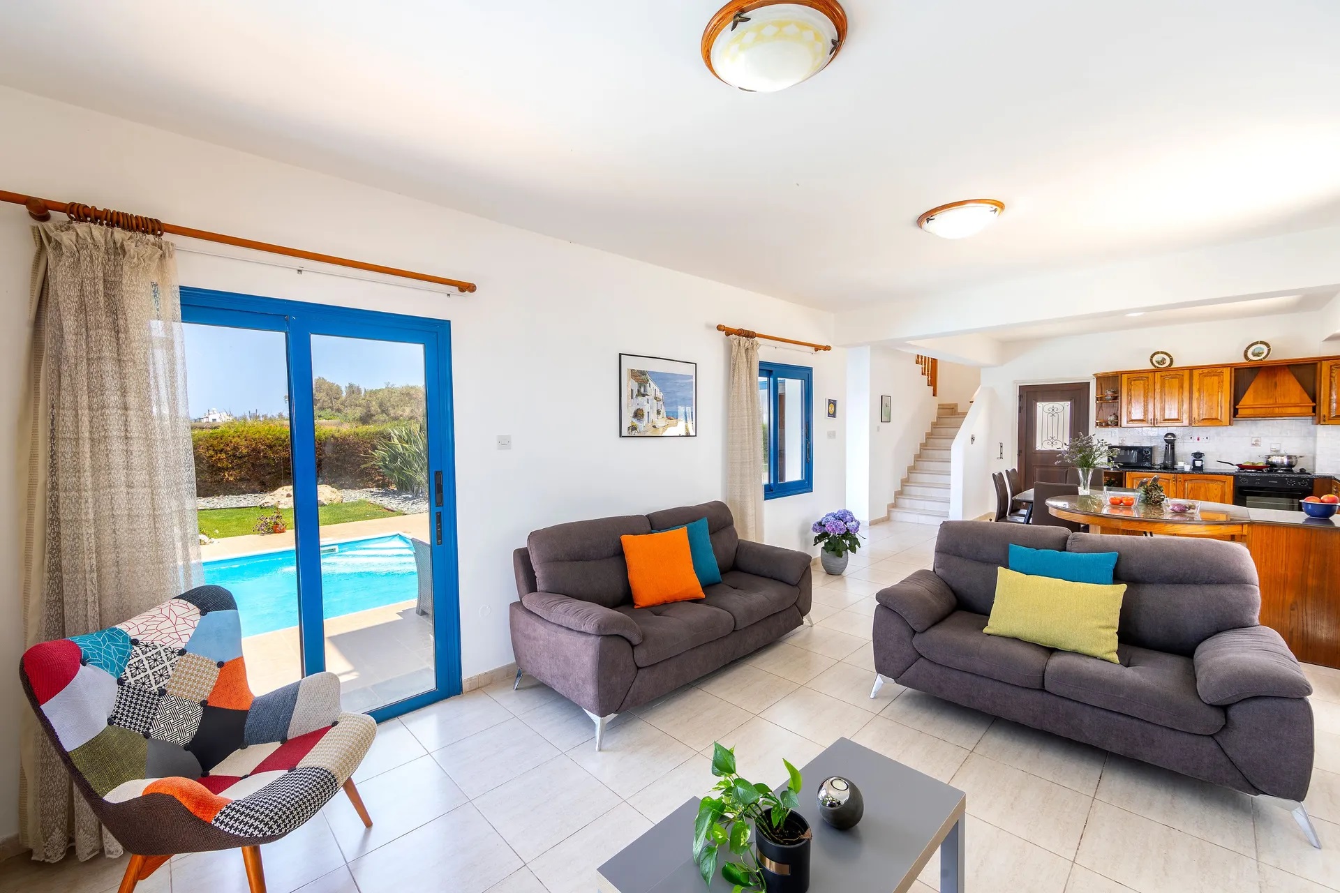 Diana Seaside VIllas-Trosobna vila dnevna soba.jpg