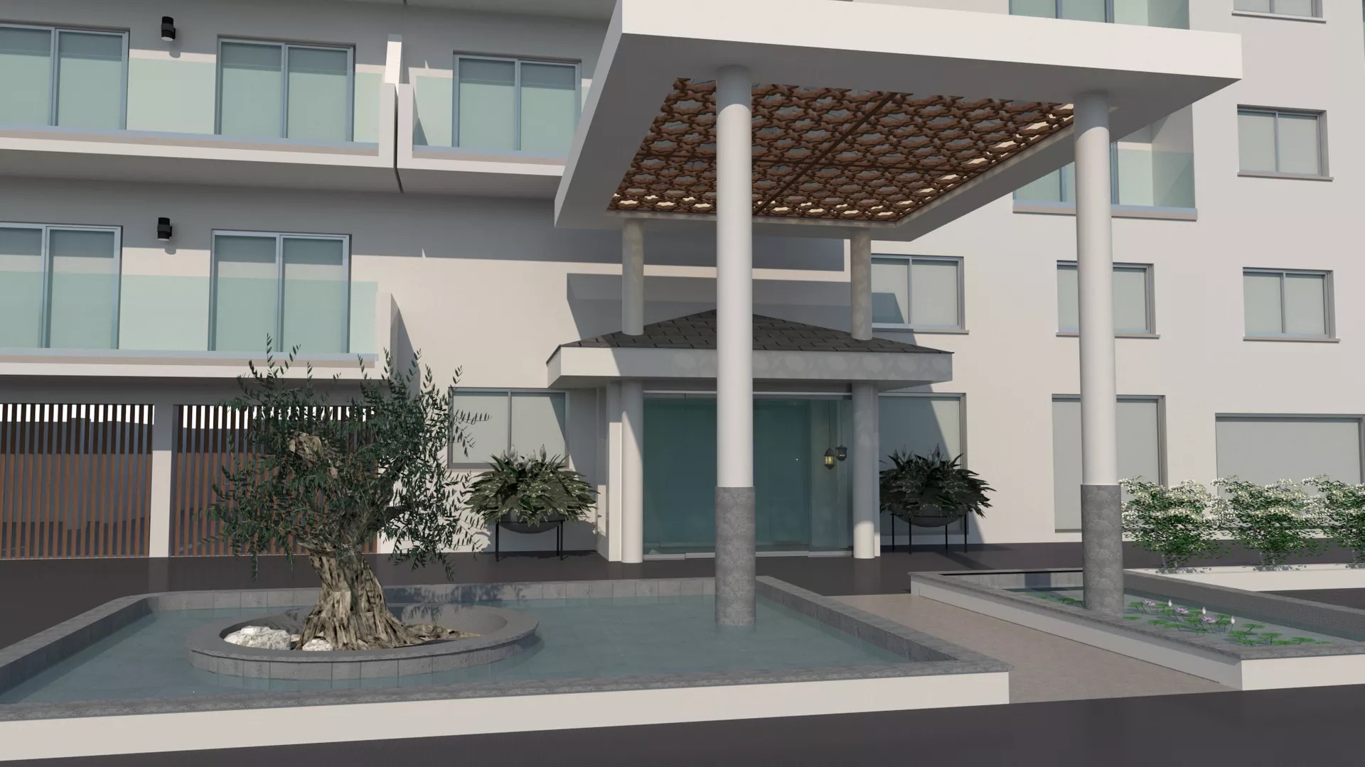 Bohemian gardens Hotel Paralimni-Hotel spolja.jpg