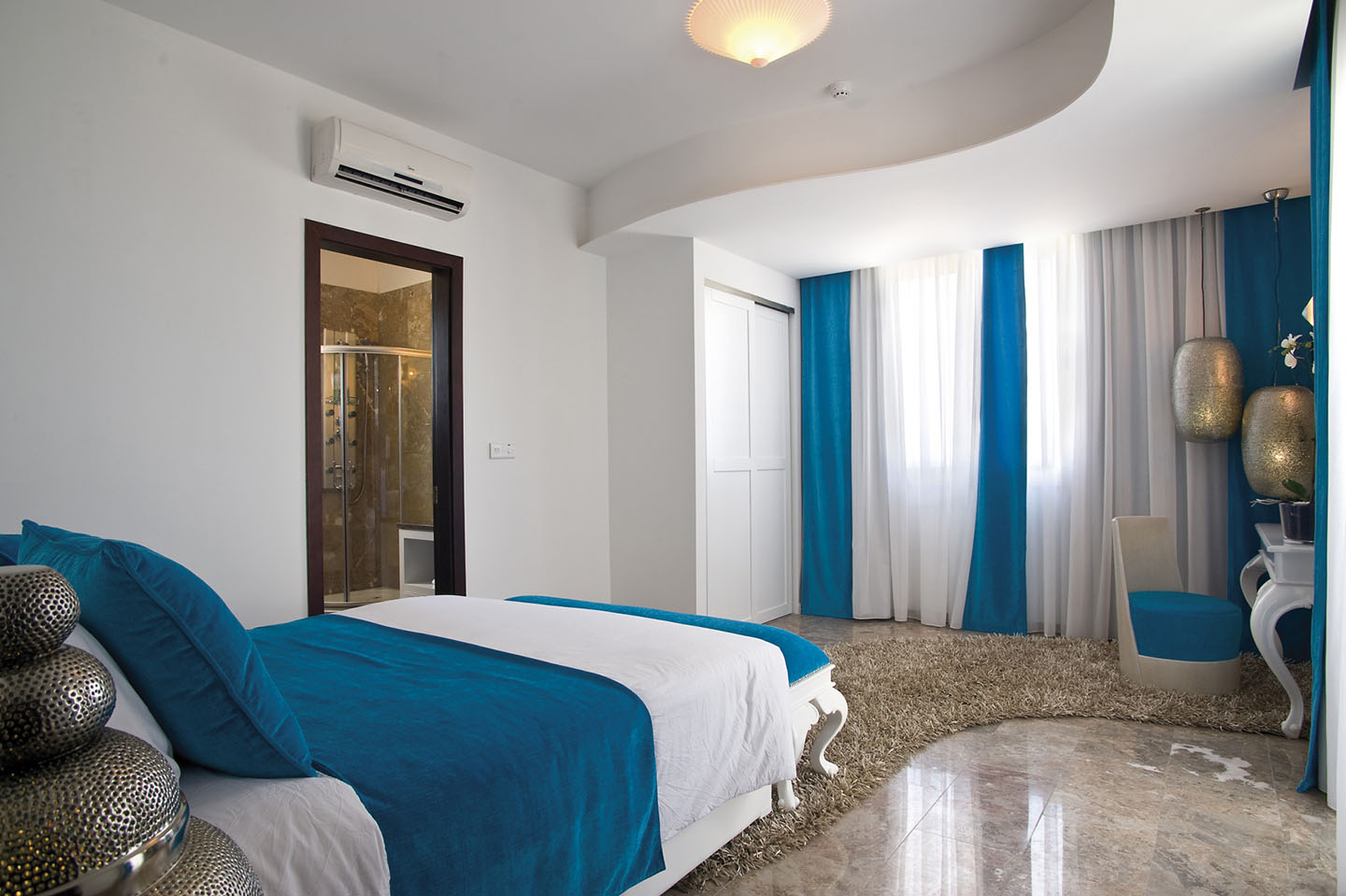 Althea Kalamies Luxruy Villas-Trosobna vila spavaca soba.jpg