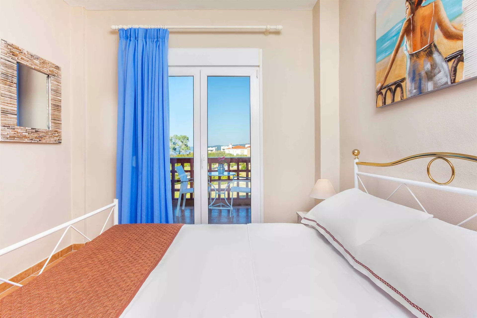 Sunset Villas Possidi-Standardna trosobna vila spavaca soba.jpg