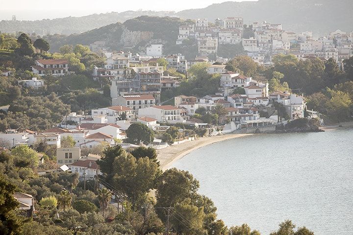 Fiorella Sea View hotel pogled na Megali Ammos plažu.jpg