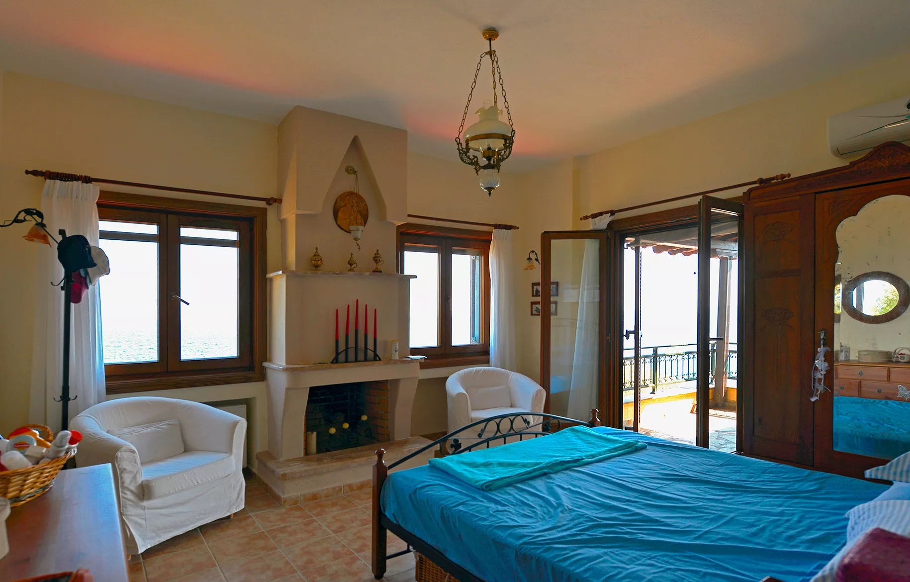 Kiparissi VIlla Halkidiki-Vila spavaca soba.jpg
