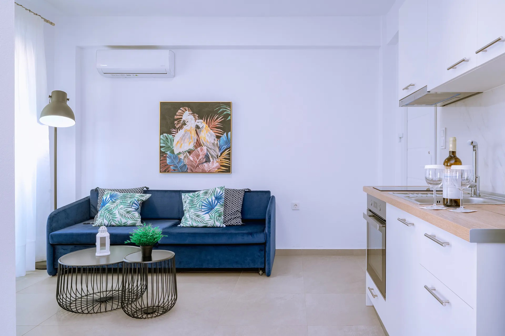 Danai & Palm Residential Complex-Dvosoban apartman dnevna soba.jpg