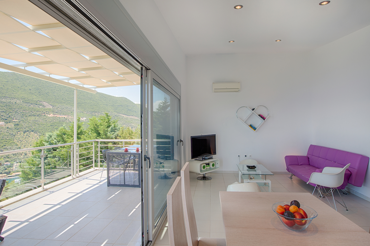 Dream View VIllas-Vila Skorpios dnevna soba.jpg