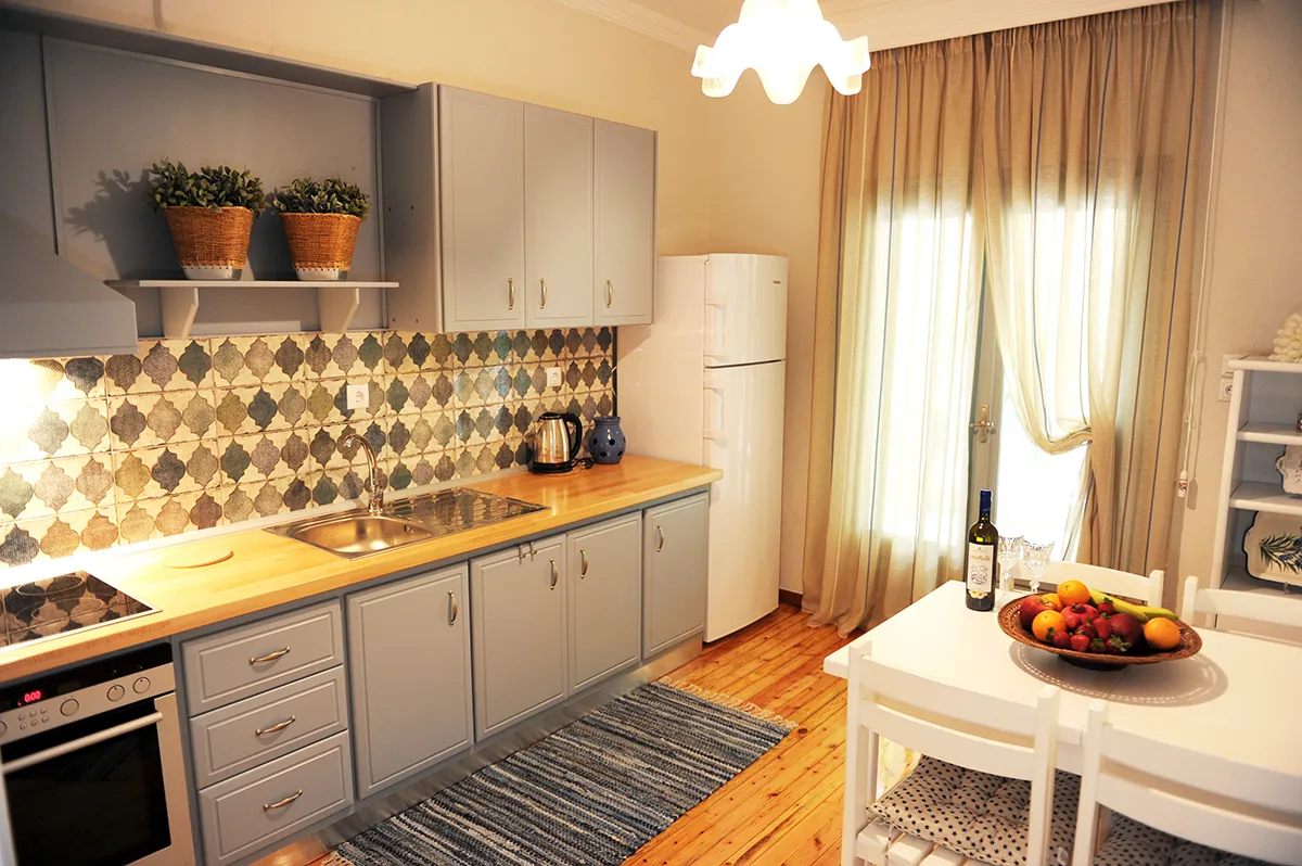Evangelia Rooms and Apartments Junior Suite 1 - Complex B kuhinja