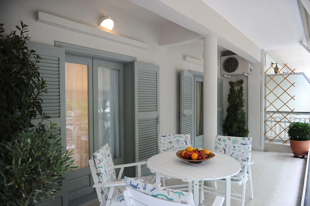 Evangelia Rooms and Apartments Junior Suite 1 - Complex B terasa
