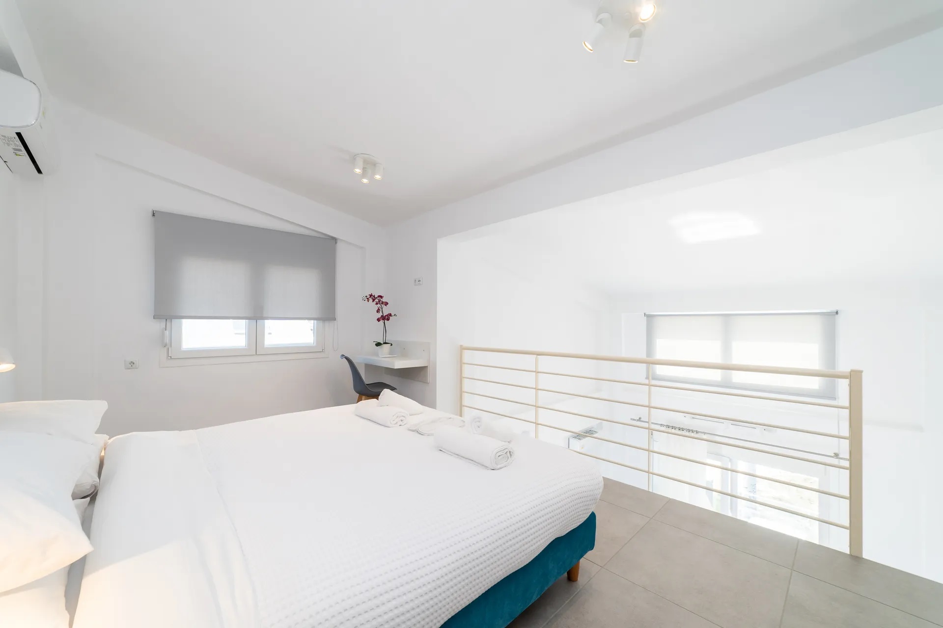 Kleoniki & Irida Residential Complex-Dvosoban apartman potkrovlje spavaca soba.jpg