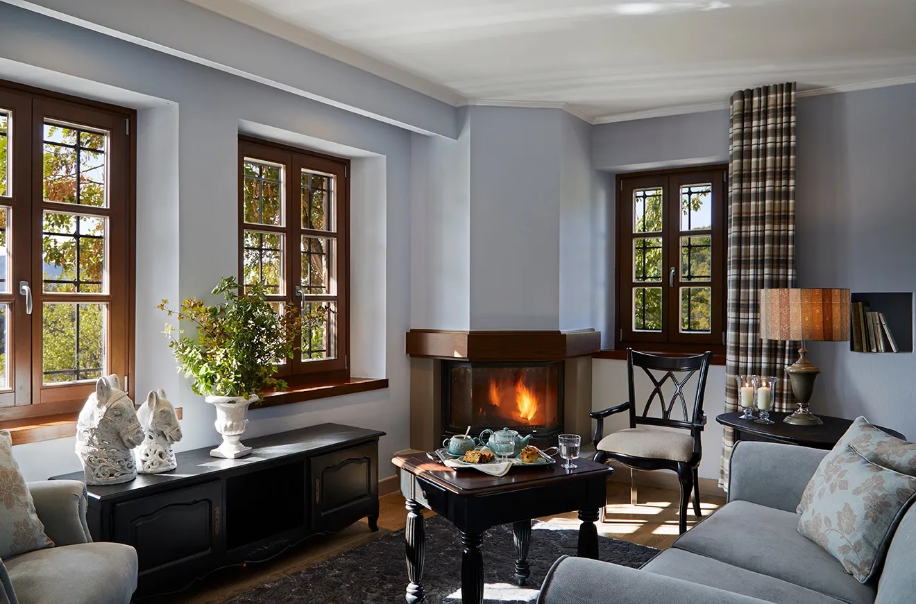 Mount Grace Suites & Spa Zagori-Superior suite split level.jpg