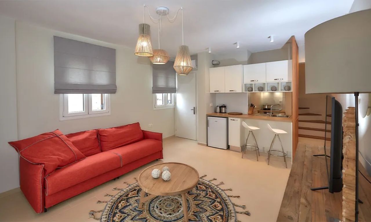 Olivia Sports & Sea Resort Volos-Jednosoban apartman kuhinja.jpg