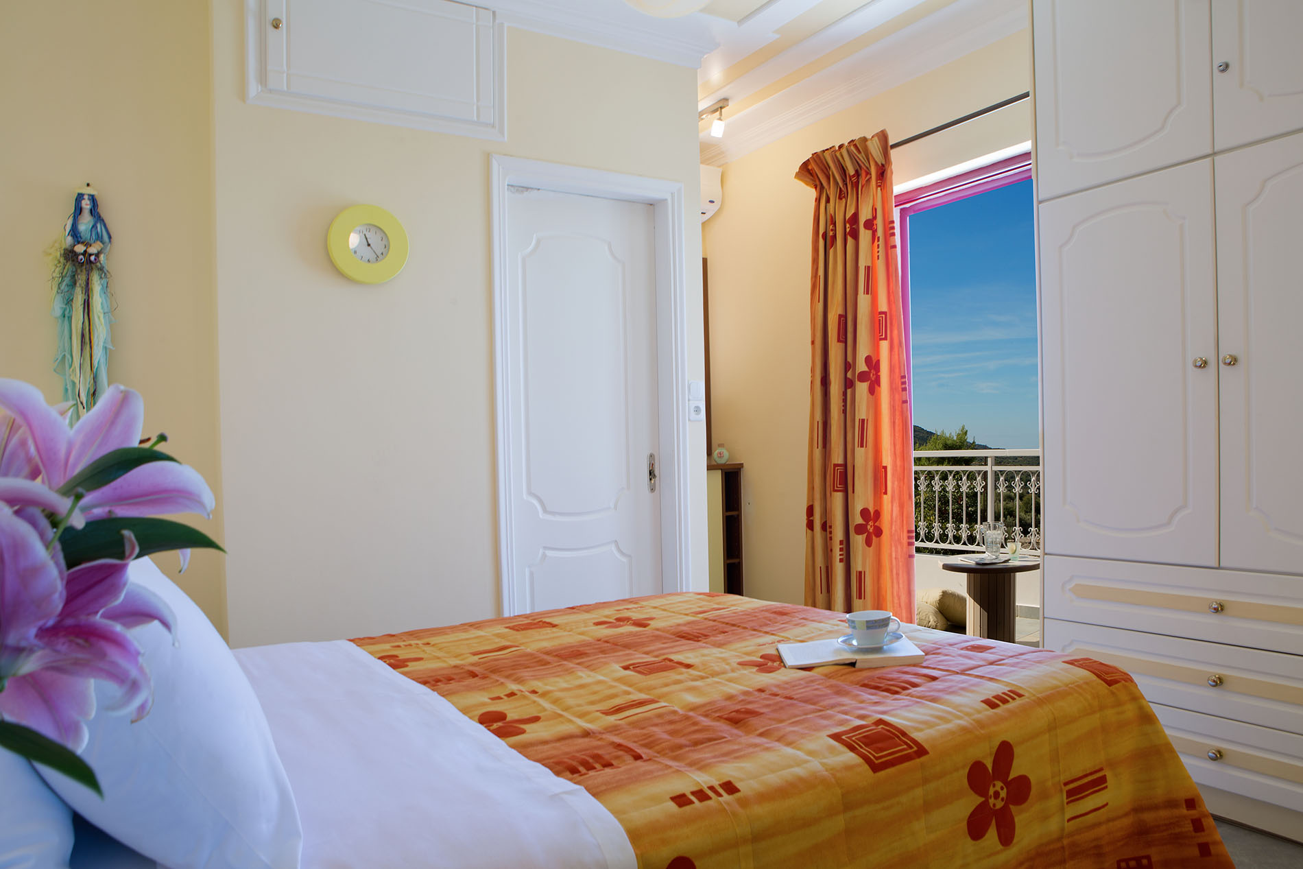 Exanthia Villas Lefkada-Trosoban apartman spavaca soba.jpg