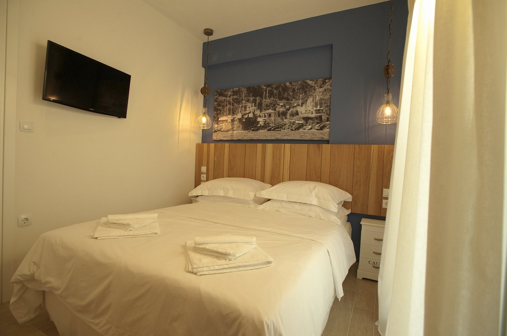 Chroma Pelion Villas-Blue vila spavaca soba.jpg