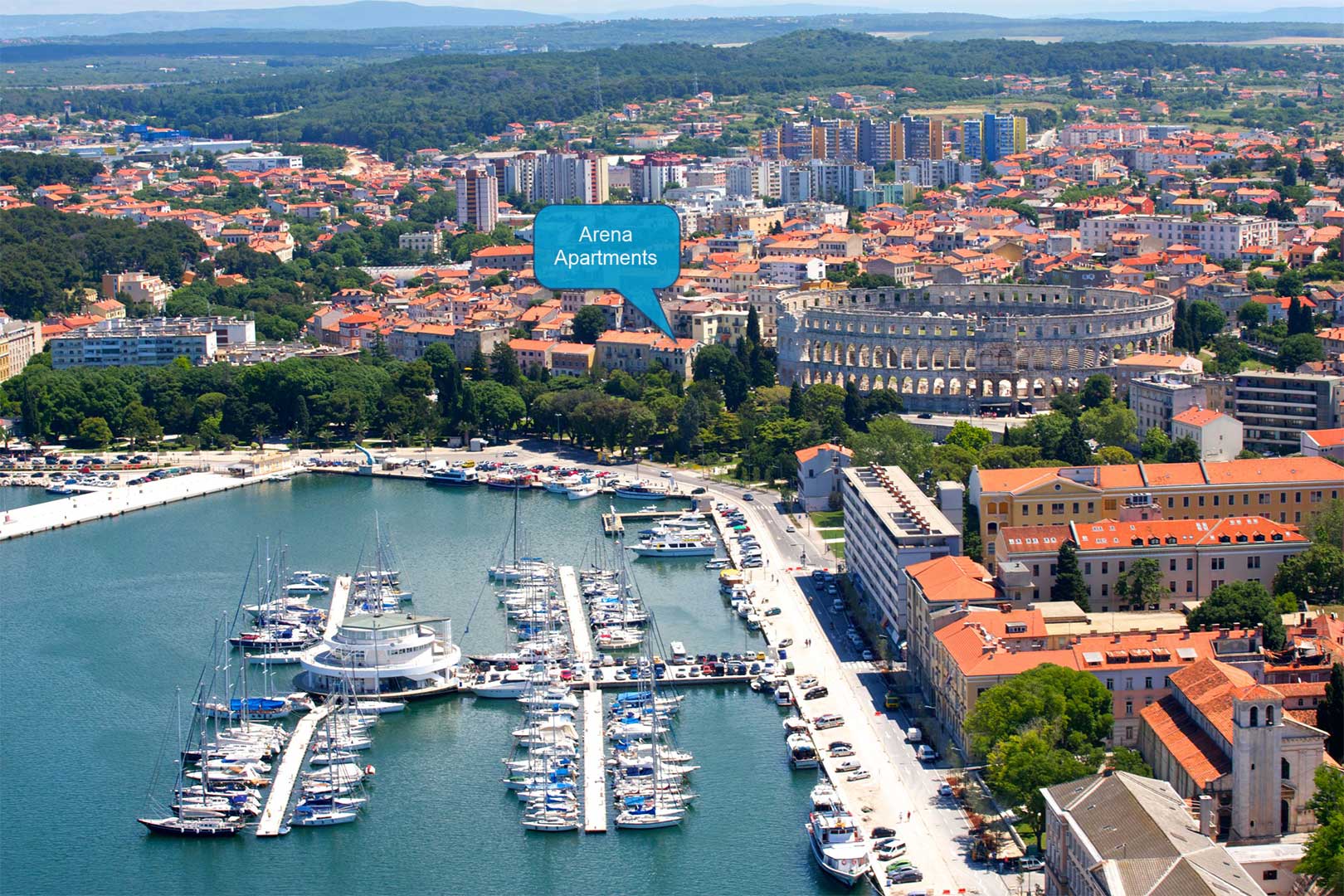 Apartments Arena Pula-Panorama.jpg