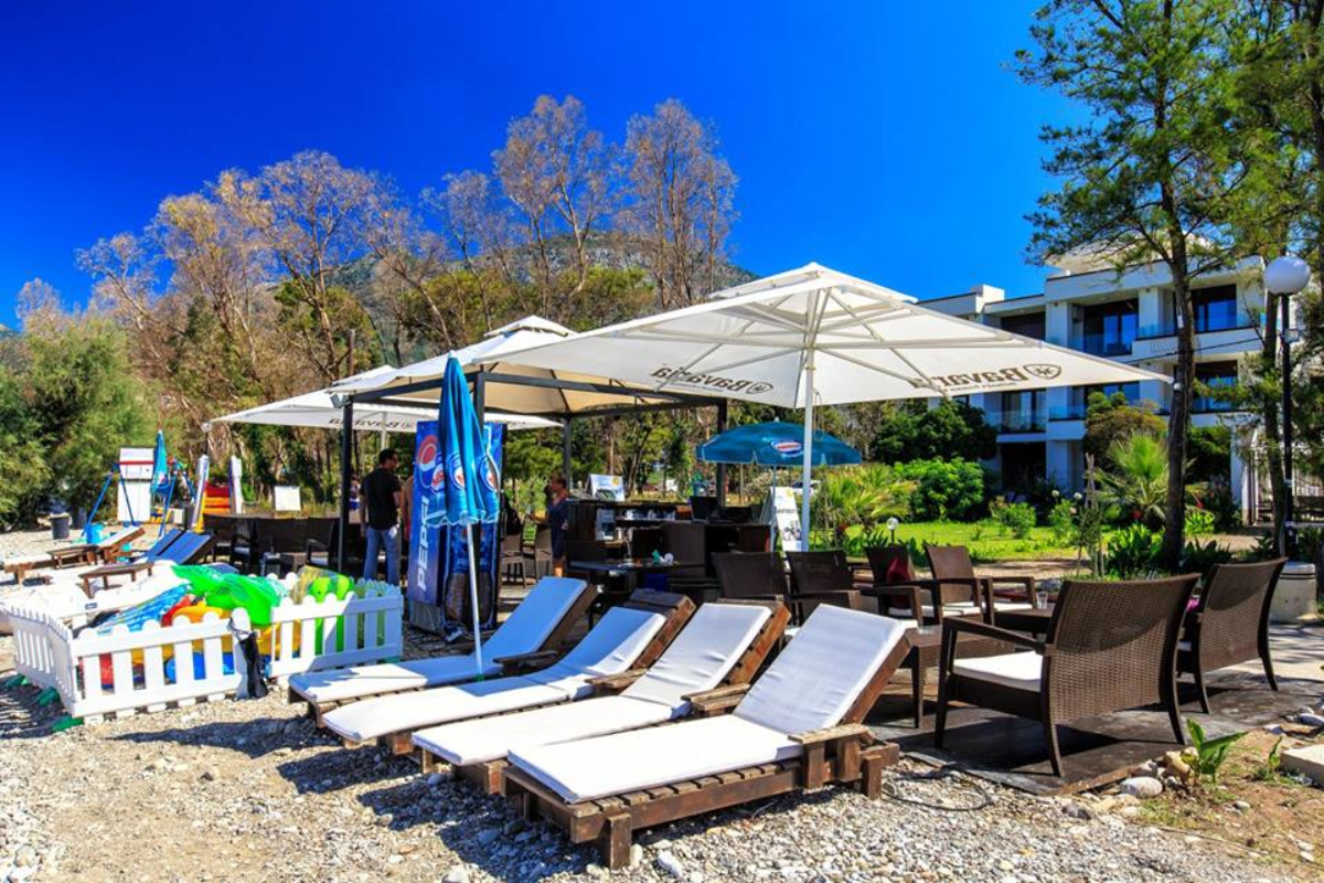 Apartments Kuće Lekovića izgled plaže.jpg