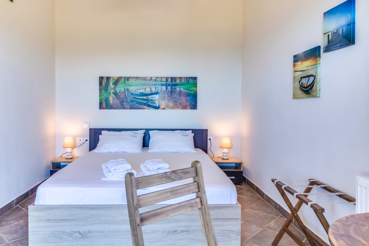 Seaview villas Triton vila spavaća soba.jpg