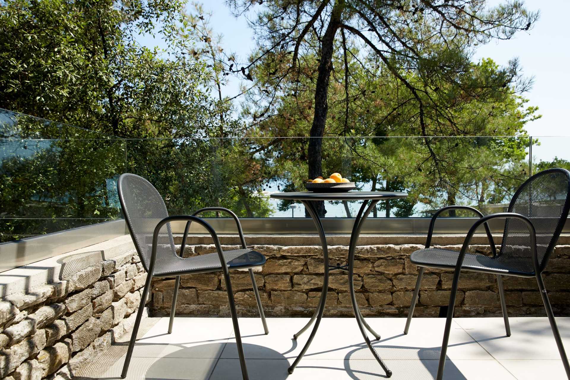 Makryammos Bungalows Hotel Deluxe room balcony.jpg