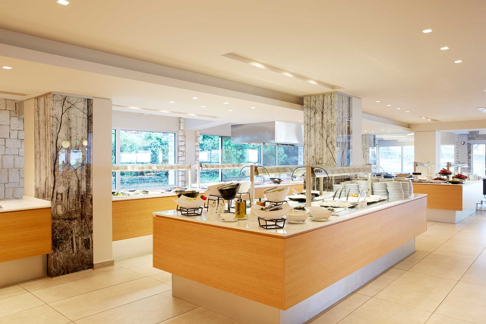 Makryammos Bungalows Hotel buffet.jpg