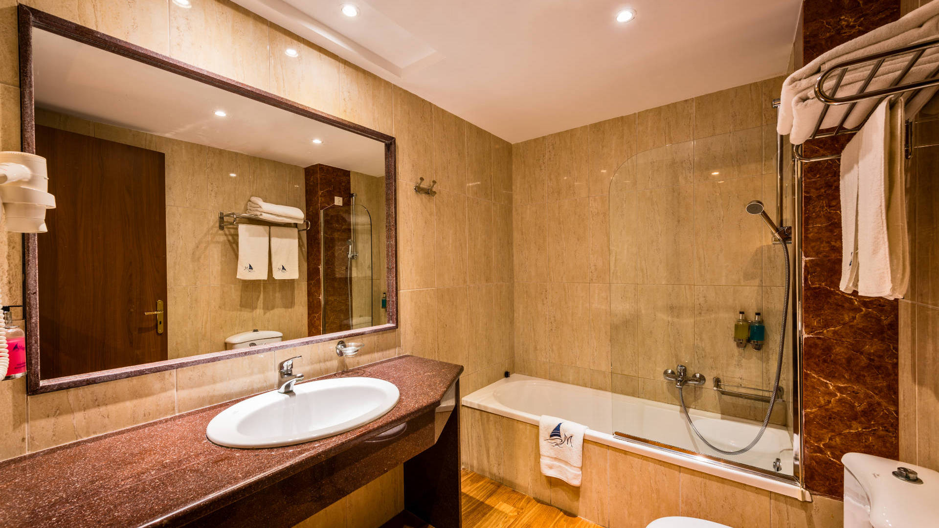 Hotel Mediterranean Beach bathroom.jpg