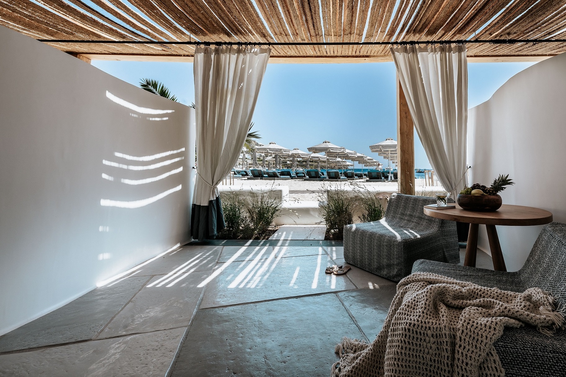 Hotel Mykonos Ammos deluxe room beachfront 2.jpg