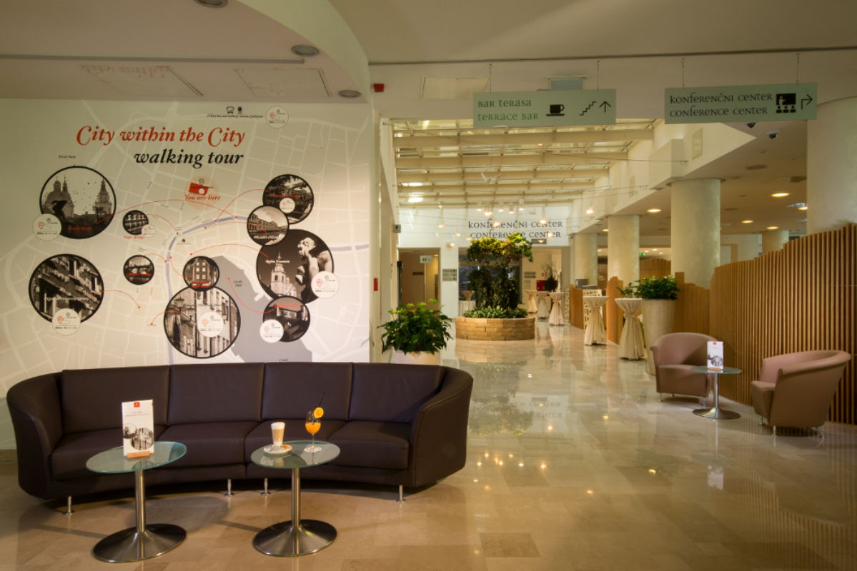 City hotel Ljubljana lobi.jpg