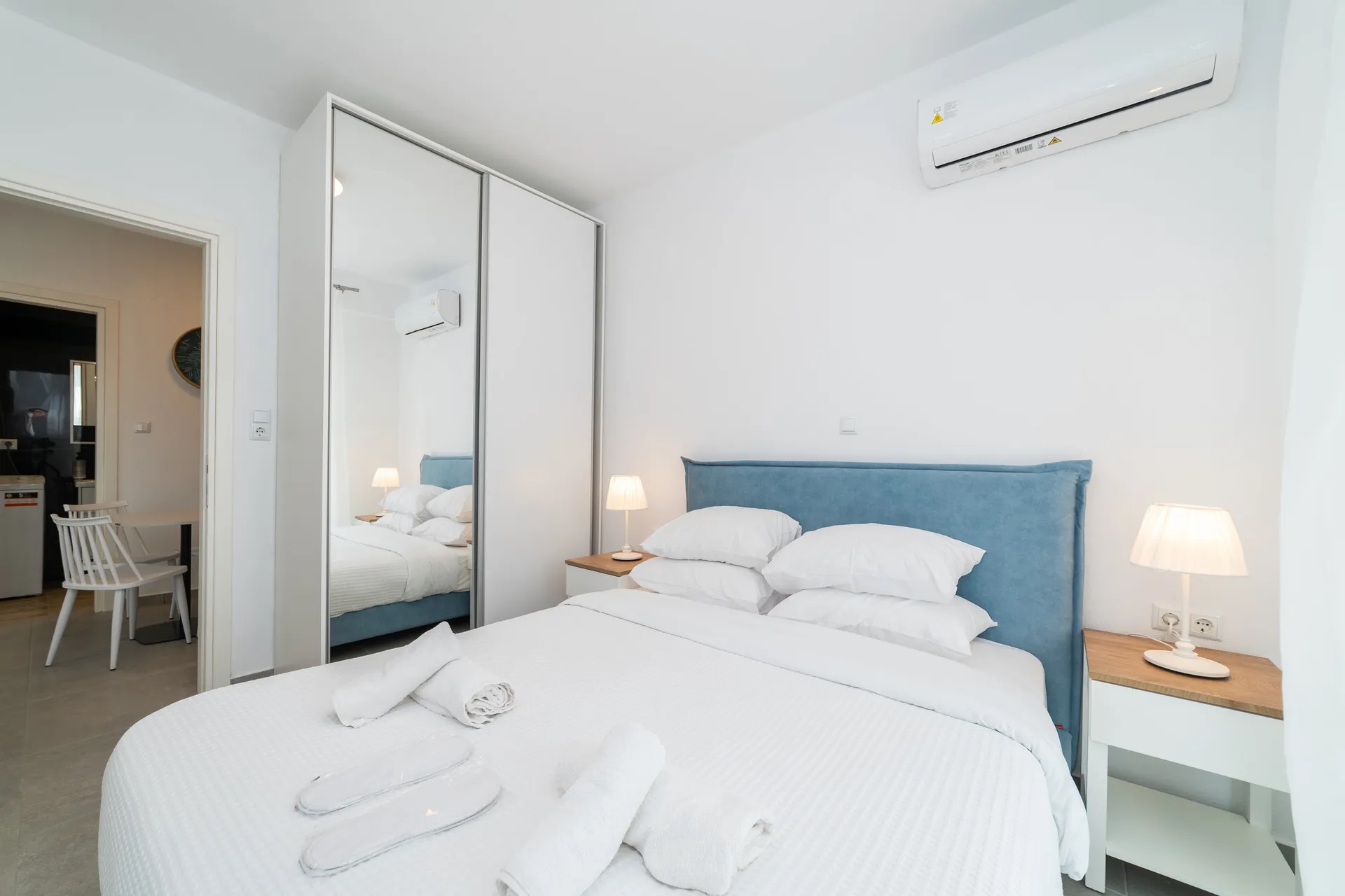 Nefeli Residential Complex-Jednosoban apartman spavaca soba.jpg