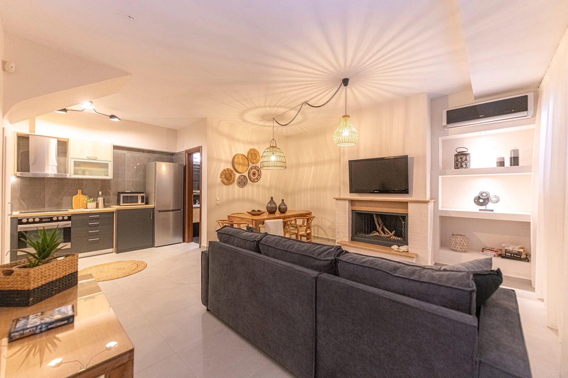 Skiathos Gea Villas-Dvosobna Villa Io dnevna soba.jpg