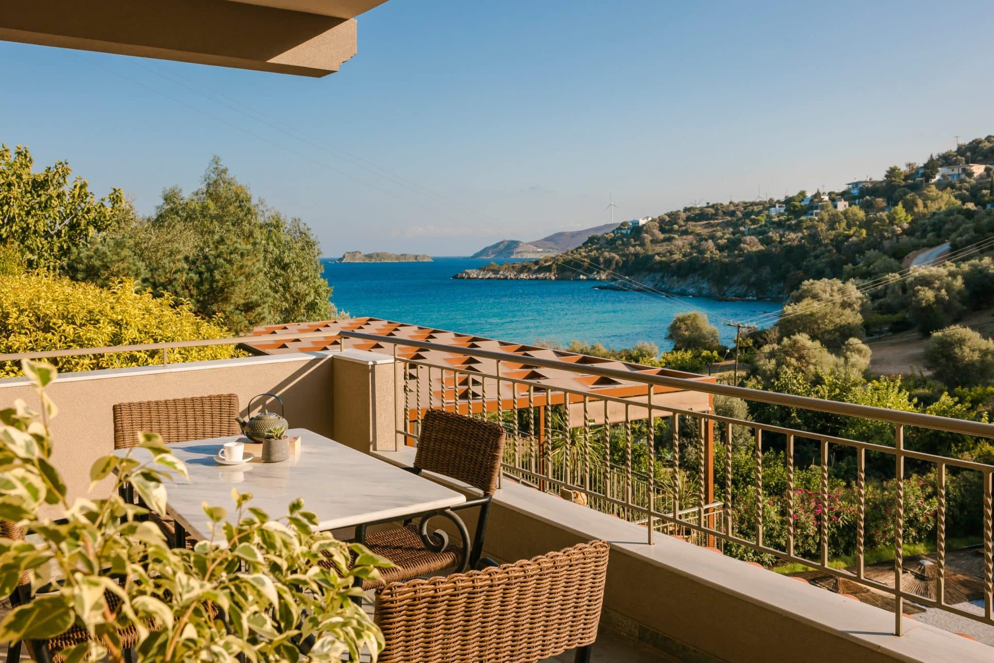 Paramithenio VIllage Beach Resort-Terasa sa pogledom na mor3e.jpg