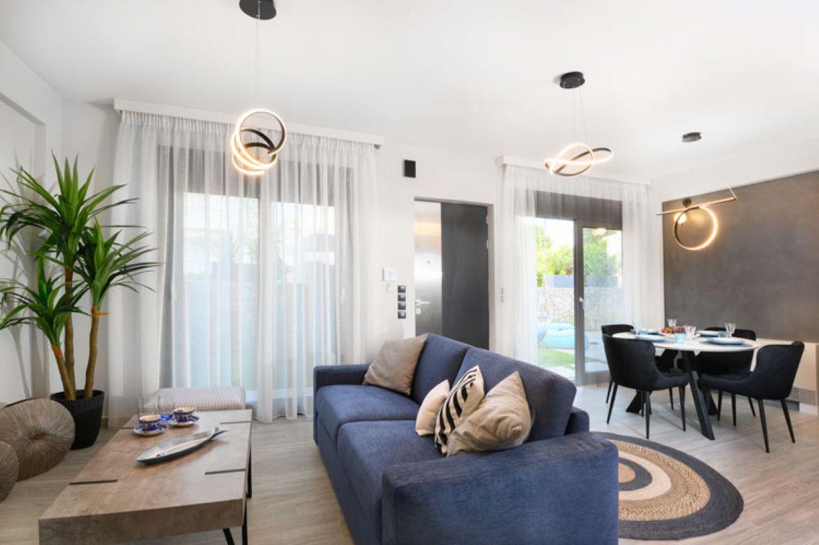 Versa Villas Preveza-Blue vila dnevna soba.jpg
