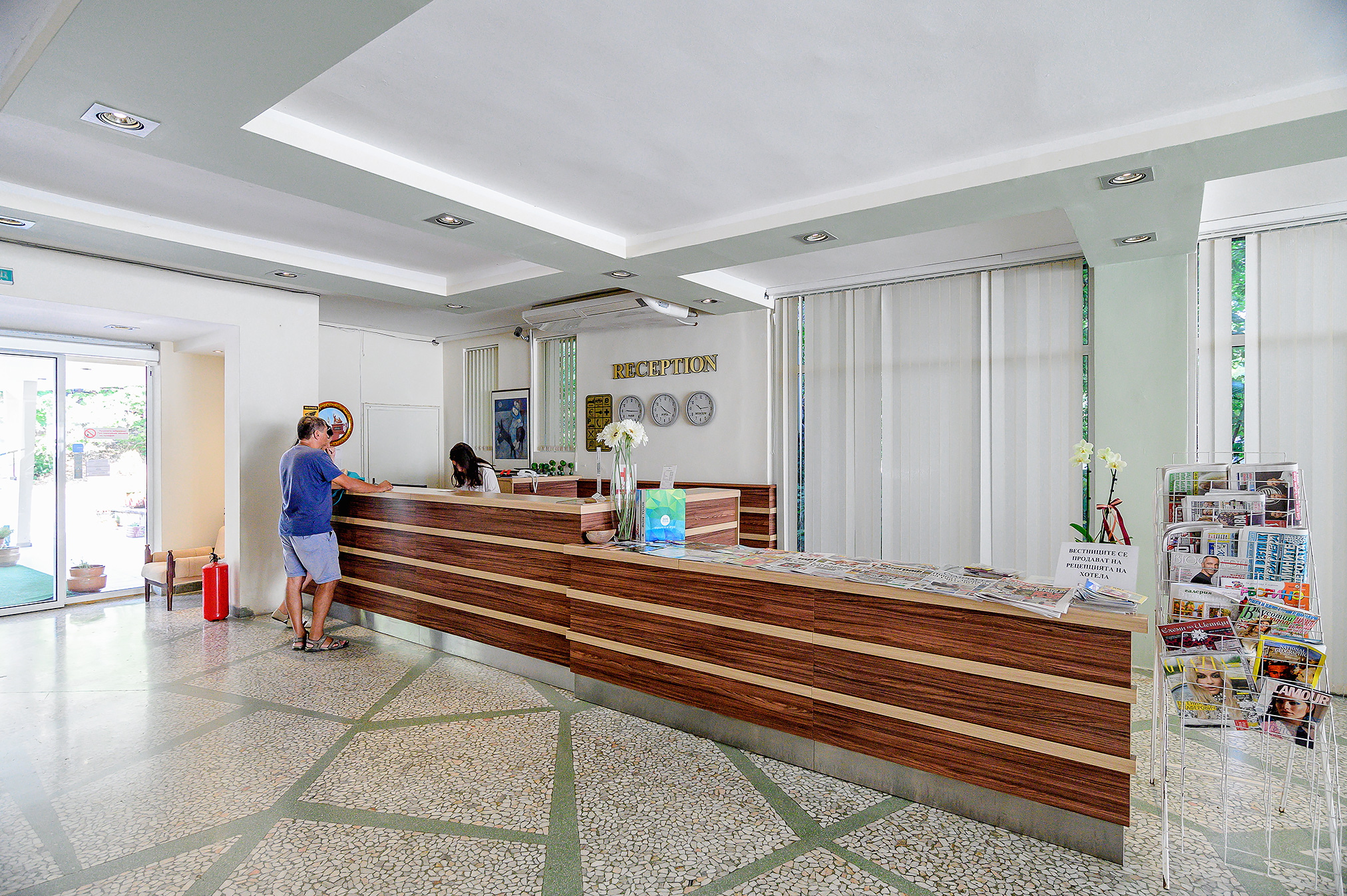 Hotel Journalist recepcija