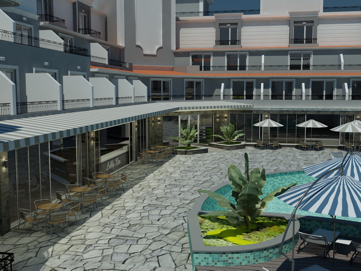 Hotel Martinez lobi bar