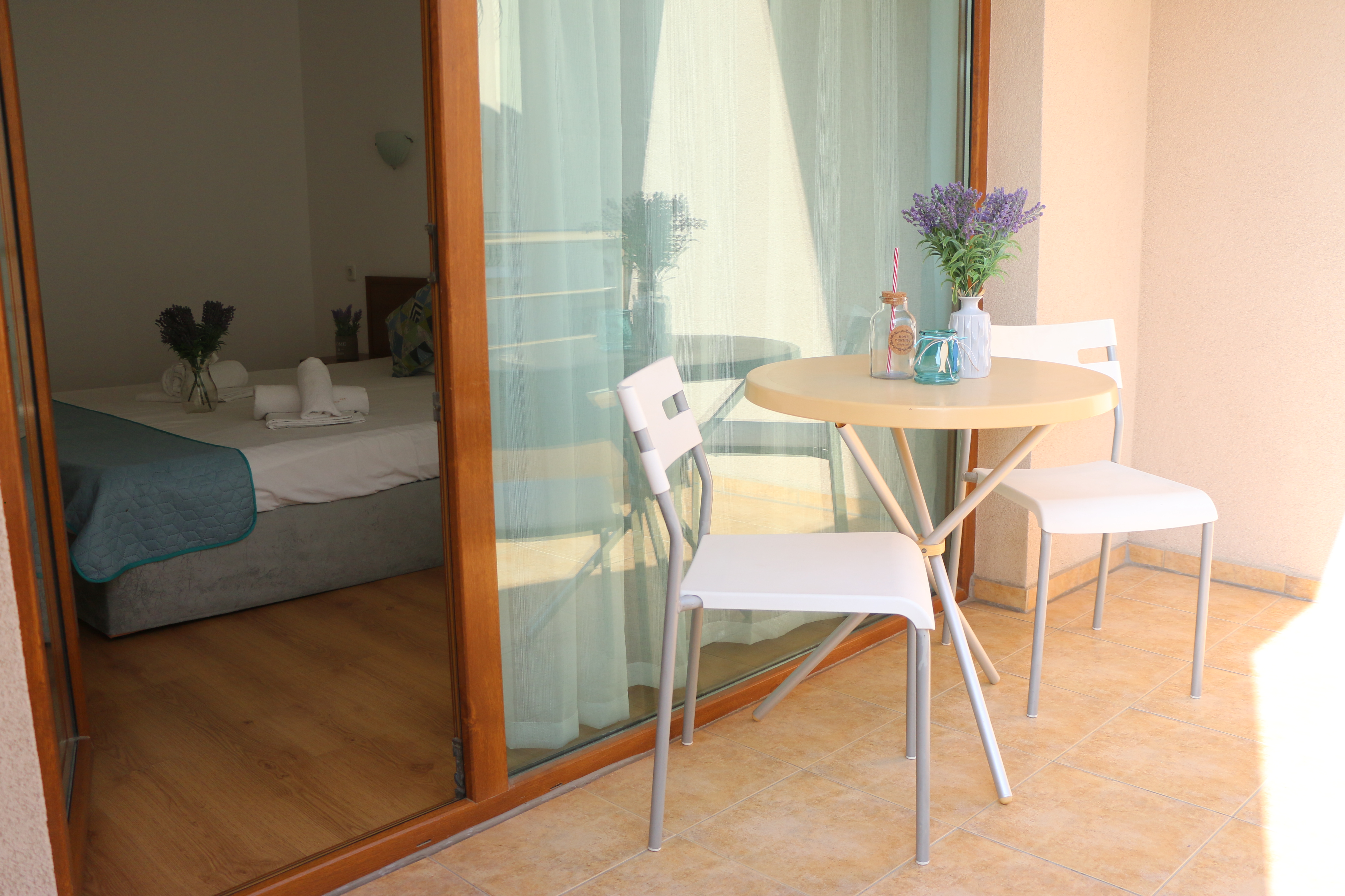 Hotel Tabanov Beach balkon