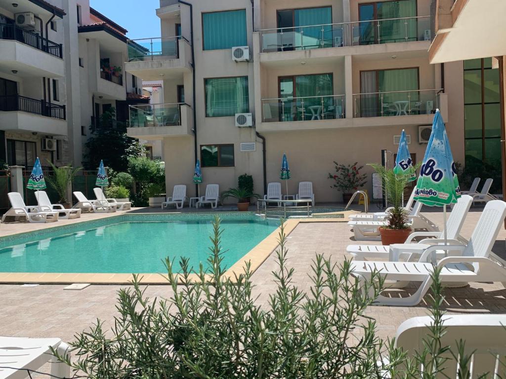 Hotel Tabanov Beach dvorište
