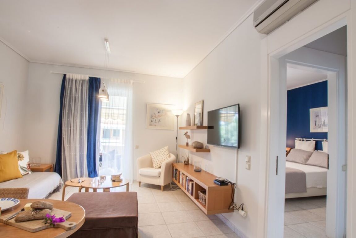 Barbati Bay Apartments Corfu-Dvosoban apartman spavaca soba.jpg