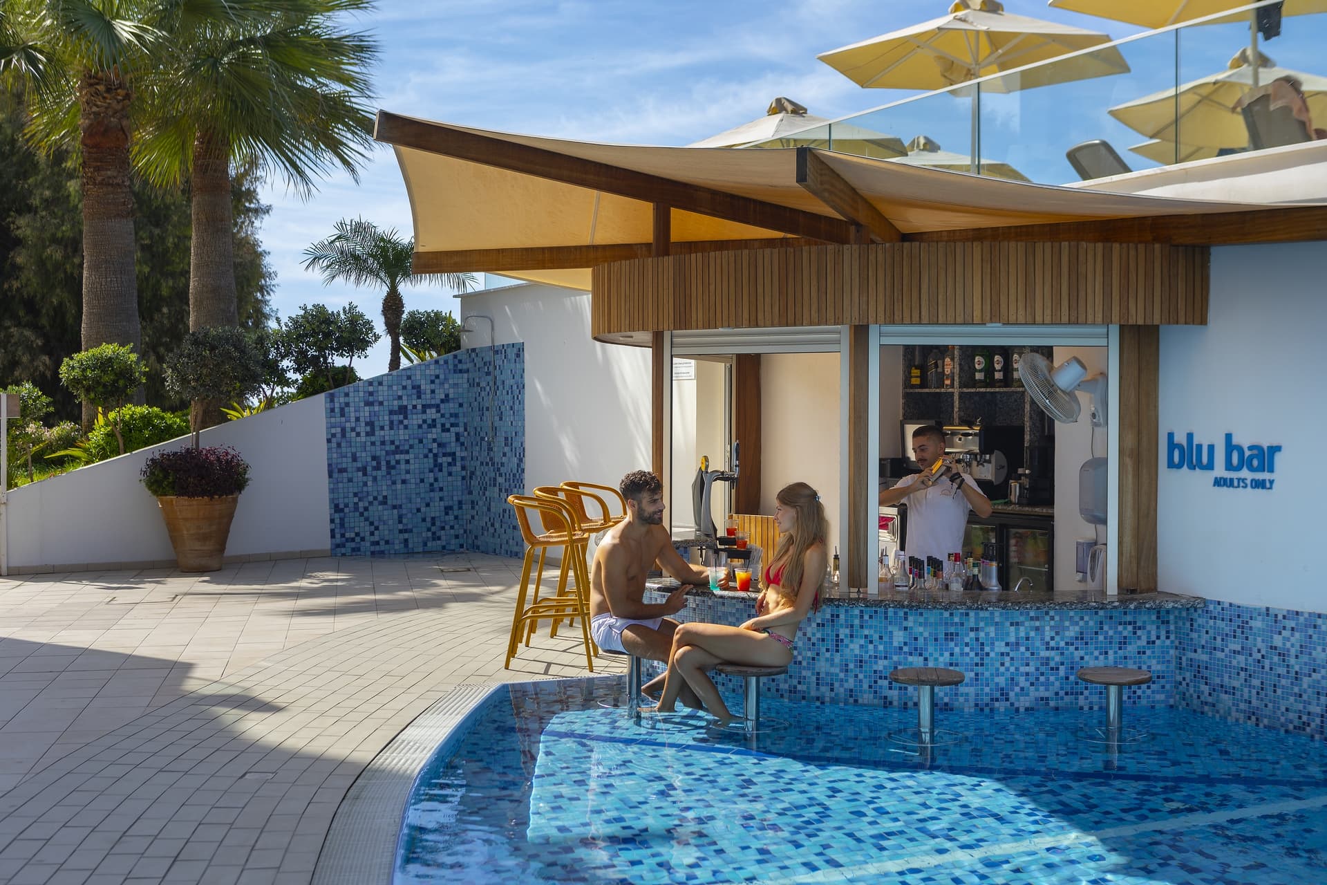 Melissi Beach Hotel & Spa blu bar