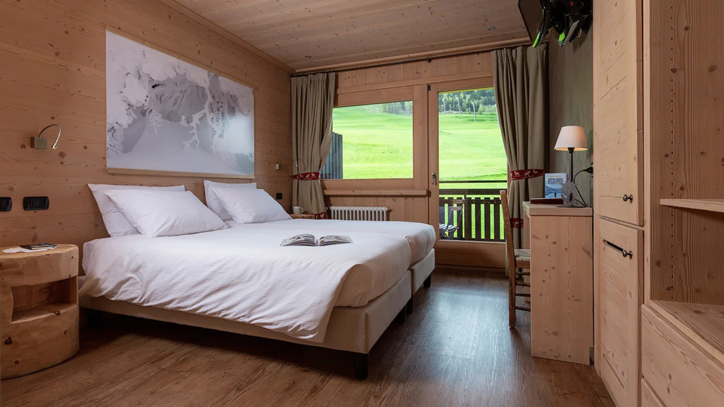 Hotel Funivia superior stelvio spavaća soba