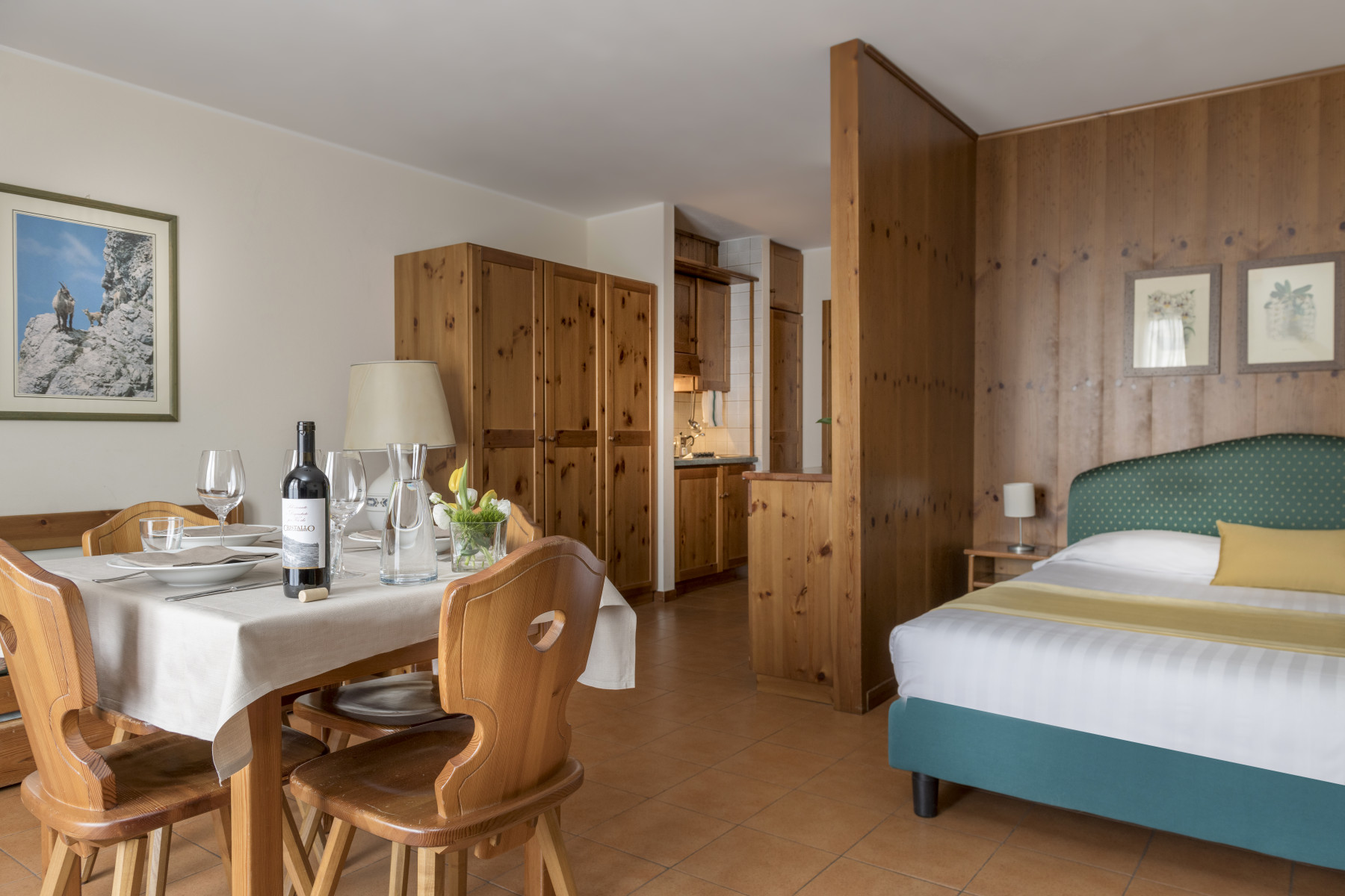Cristallo Hotel Residence klasična spavaća soba