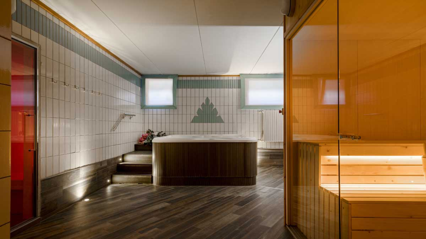 Cristallo Hotel Residence sauna