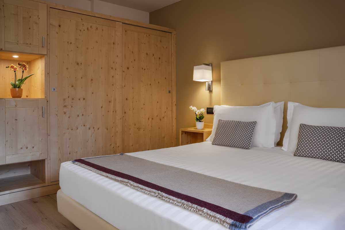 Cristallo Hotel Residence spavaća soba