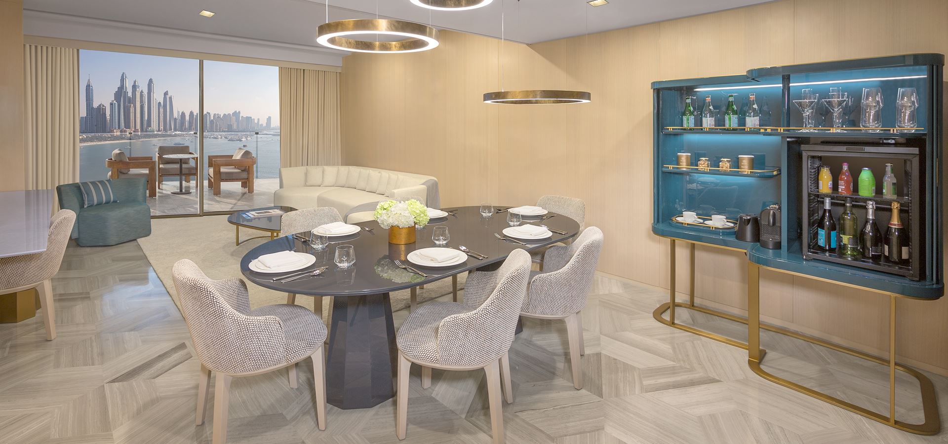 Hotel Five Palm Jumeirah-Lux Two bedroom suite pogled more.jpg